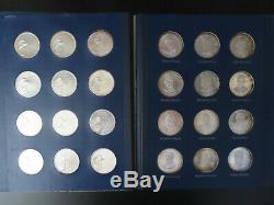 Franklin Mint 37.5 Troy Oz Sterling Silver Presidential Medal 36 Coin Collection