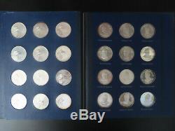 Franklin Mint 37.5 Troy Oz Sterling Silver Presidential Medal 36 Coin Collection