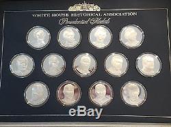 Franklin Mint 39 Presidential Sterling Silver White House Historical Proof Set