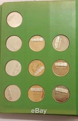 Franklin Mint 40 FIRST LADIES U. S. A. Album STERLING SILVER Medal Set 1971