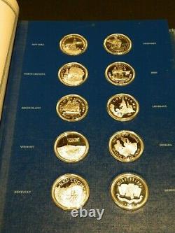 Franklin Mint 50 Ounces Sterling Silver 1976 Bi-Centennial Medals Complete