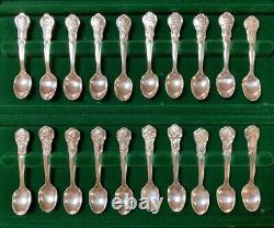 Franklin Mint 50 STATE FLOWER Sterling Silver Mini Spoons