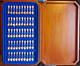 Franklin Mint 50 State Bird Sterling Silver Mini Spoons (8 Oz) With Wood Case
