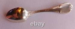 Franklin Mint 50 State Bird Sterling Silver Mini Spoons (8 oz) with wood case