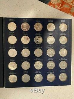 Franklin Mint 50 States Series. 925 Sterling Silver Coin Set14.7 gms each coin