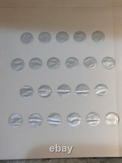 Franklin Mint 50 States of the Union First Edition Sterling Silver Mini-Coin Set