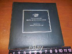 Franklin Mint 50 States of the Union Sterling silver proof set with book 23 oz twt