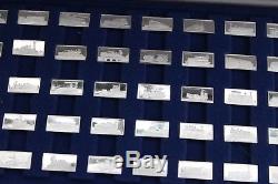 Franklin Mint 50 Trains. All Sterling Silver NICE ART WORK N C/MAS GIFT