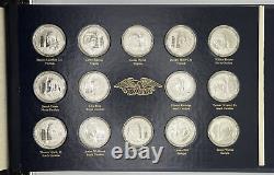 Franklin Mint 56 Pc Sterling Silver Coins Signers of Declaration of Independence