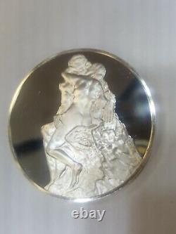 Franklin Mint 66g Sterling Silver Greatest Masterpieces #9 THE KISS