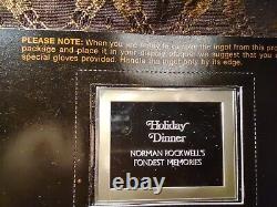 Franklin Mint. 925 Holiday Dinner by Norman Rockwell's Fondest Memories 3.2 oz