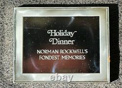 Franklin Mint. 925 Holiday Dinner by Norman Rockwell's Fondest Memories sterling