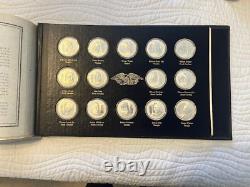 Franklin Mint. 925 Silver Medal Signers of the Declaration 56 Pc Complete Set