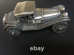 Franklin Mint 925 Sterling Silver 1911 Hispano-suiza Alfonso XIII Miniature Car