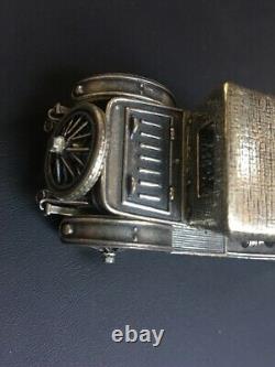 Franklin Mint 925 Sterling Silver 1911 Hispano-suiza Alfonso XIII Miniature Car