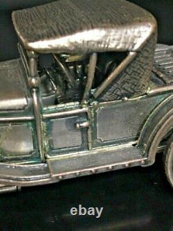 Franklin Mint 925 Sterling Silver 1911 Hispano-suiza Alfonso XIII Miniature Car