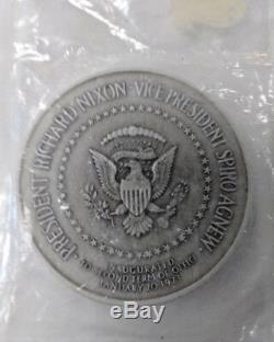Franklin Mint 925 Sterling Silver Nixon Agnew Medal 73359-11 Eb
