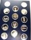 Franklin Mint America In Space. 925 Silver Set Of 25 Complete