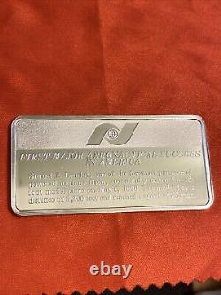 Franklin Mint Air & Space First Major Aeronautical Success In America Silver