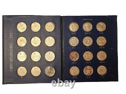 Franklin Mint America In Space 60 Sterling Silver Proof Medals Complete Set Rare