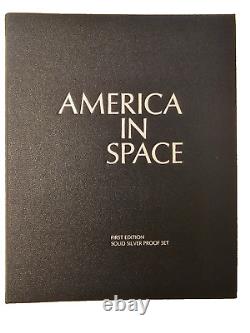 Franklin Mint America In Space 60 Sterling Silver Proof Medals Complete Set Rare