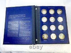 Franklin Mint America In Space First Edition Sterling Silver 36 Proof Set