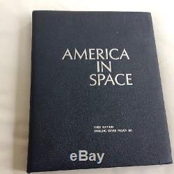 Franklin Mint America in Space 1st Edition Sterling Silver 24 Coin Proof Set