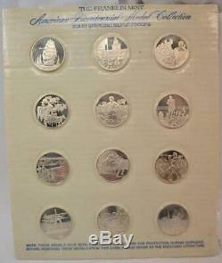 Franklin Mint American Bicentennial Sterling Silver Medal Collection #R-01-01