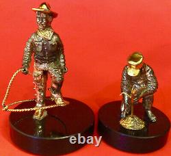 Franklin Mint Andrew Chernak Americas Legendary Heroes 24k On Sterling Silver