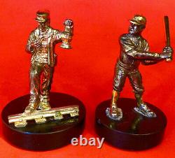 Franklin Mint Andrew Chernak Americas Legendary Heroes 24k On Sterling Silver