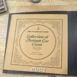 Franklin Mint Antique Car Coins Series 2 Proof Set Medal Sterling Silver. 925