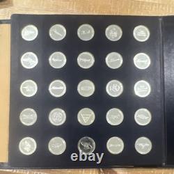Franklin Mint Antique Car Coins Series 2 Proof Set Medal Sterling Silver. 925