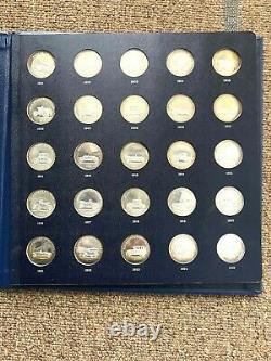 Franklin Mint Antique Car Coins Series 2 Sterling Silver 25 Piece Proof Set
