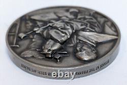 Franklin Mint Art Medal'Bunraku' by Shigemi Kawasumi 1972 Sterling silver