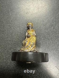 Franklin Mint Betsy Ross Americas Legendary Heroes Gold Sterling Silver Figurine