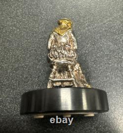 Franklin Mint Betsy Ross Americas Legendary Heroes Gold Sterling Silver Figurine