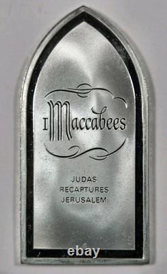 Franklin Mint, Bible Stories Maccabees, 32g Sterling Silver Tablet. 958oz ASW