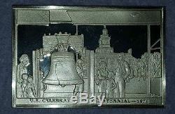 Franklin Mint Bicentennial History of United States. 100 Sterling Silver Ingots