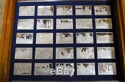 Franklin Mint Bicentennial History of the US 1776-1886 50 Sterling Silver Ingots