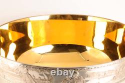 Franklin Mint Bicentennial Sterling Silver Bowl with 24k Yellow Gold (5240g)