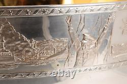 Franklin Mint Bicentennial Sterling Silver Bowl with 24k Yellow Gold (5240g)