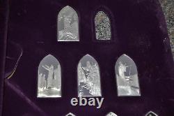 Franklin Mint Book Of Bible Hebrew version 35 Sterling Silver Bars. 925 RARE AG
