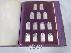 Franklin Mint Book Of The Bible Hebrew Vers. 39 Sterling Silver Bars. 925 RARE