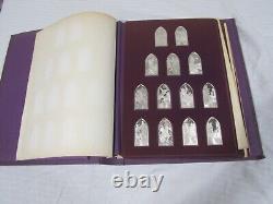 Franklin Mint Book Of The Bible Hebrew Vers. 39 Sterling Silver Bars. 925 RARE