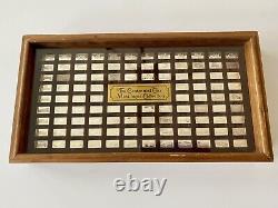 Franklin Mint Centennial Car 925 Sterling Silver Mini-Ingot Collection with Book