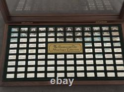 Franklin Mint Centennial Car Mini-Ingot Collection Complete 100 Sterling Silver