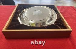 Franklin Mint Champleve Butterfly Sterling Plate 1977 PPSKN (354676)