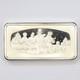 Franklin Mint Christmas Ingot 1973 The Carolers Sterling Silver 1000 Grains Ba