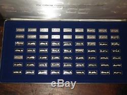 Franklin Mint Classic Car Collection Sterling Silver Case, Card Set & Sleeve