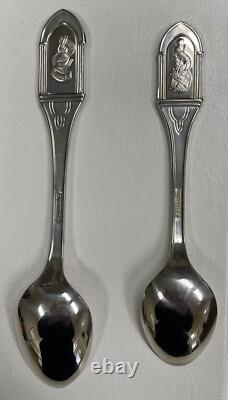 Franklin Mint Collection of Apostle Spoons, Solid Sterling Silver 14.8 Troy oz